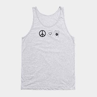 Peace, Love and Tea Tank Top